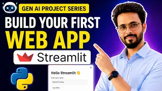 Build Your First Web App using Streamlit Python Tutorial
