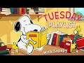 Tuesday Morning Study Vibes with Snoopy Relaxing Jazz Playlist for Work Focus Chill