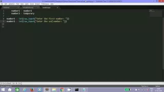 Step 3 2 Swapping two numbers using functions in python