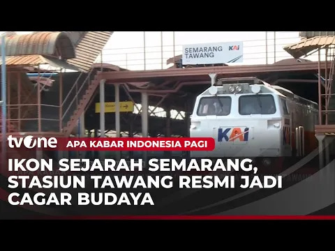 Presiden Prabowo Resmikan Stasiun Semarang Tawang Sebagai Cagar Budaya