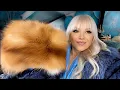 Red Fox fur hat XL
