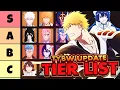 UPDATED TYBW Ichigo Bambietta Tier List New Type Changes Bleach Soul Resonance
