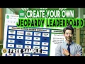 Free Jeopardy Sample with Leaderboard using Google Sheets Gamified EduTech