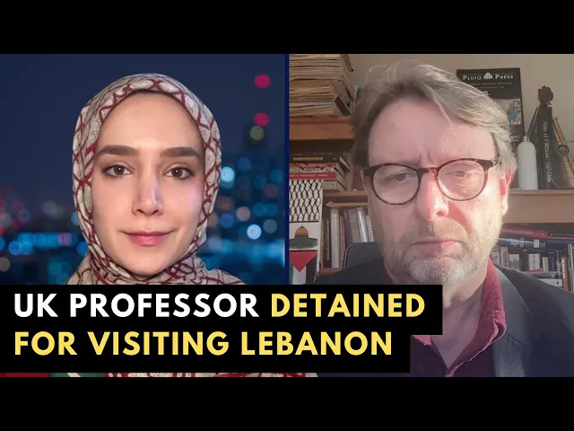 ⁣Prof. David Miller DETAINED After Lebanon Visit for Nasrallah Funeral