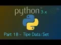 Belajar Python - tipe data Set