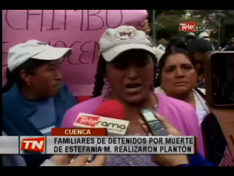 Familiares de detenidos por muerte de Estefanía M. realizaron plantón