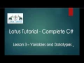 C Sharp complete - Lesson 3