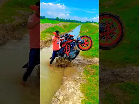 KTM DUKE stunts #trendingshorts #ktm #stunts #lovesr
