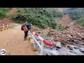 Download Lagu Cầu Làng Mảnh hứng chịu cơn lũ vượt mức lịch sử - Đường vào bản tan hoang chỉ đi bộ