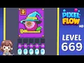 Pixel Flow Level 669 Solution Walkthrough