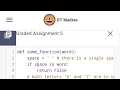 week 5 python Graded Assignment degree