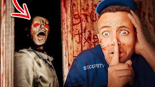 وظيفة حارس أمن في ساعة 12 بليل 