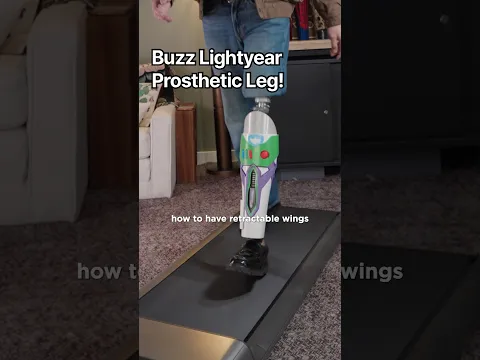 The BEST THING about my BuzzLightyear Leg