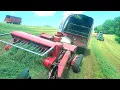 Download Lagu We Are Back To Chopping Hay! Two John Deere Tractors Pulling Gehl Choppers! Hay Season 2025 Ep. 4