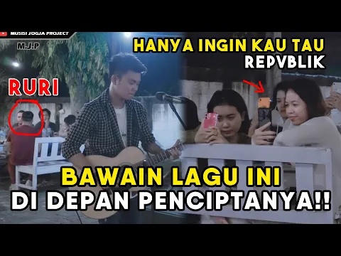 Download MP3 BAWAIN LAGU DI SEBELAH PENCIPTANYA !!! HANYA INGIN KAU TAHU - REPVBLIK (LIRIK) COVER BY TRI SUAKA