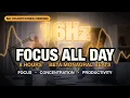 Study Music Focus All Day 16Hz Beta Monaural Beats Focus Study Music 8 Hours