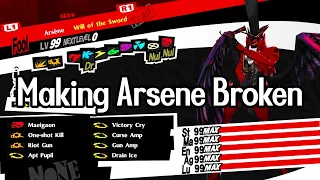 Making Arsene Broken Almighty and Build - P5R