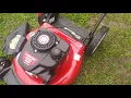 2020 Troy Bilt TB 105 Lawn Mower Review And Start Up