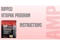 Ripped Vitapak Instructions