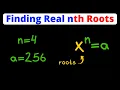 Find the Indicated Real Nth Roots of a Exponents Powers Eat Pi