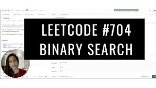 BINARY SEARCH problem - Leetcode