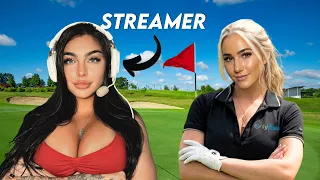 Can She Beat A Streamer At Golf fitdonk