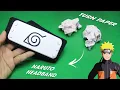 EASY PAPER DIY - How I make my PAPER Bandana Naruto Headband 3D Realistic Version