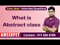 What is Abstract Class in Java Ameerpet Technologies By Srinivas