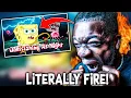 Download Lagu LITERALLY FIRE! | Jellyfishing At Night! (Don't mess with me 2) [SpongeBob Rap] REACTION