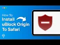 How To Install uBlock Origin Lite To Safari On iPad Easy Guide