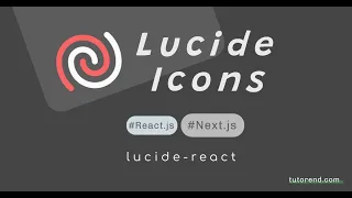 Lucide Icons in React Next js project with lucide-react