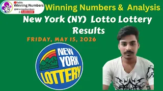 New York Lottery Results Today May 15 2026 NY Numbers Win 4 Take 5 Results