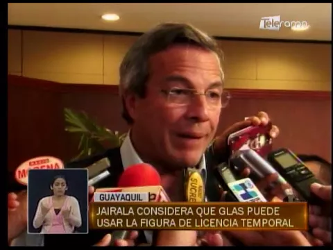 Jairala considera que Glas puede usar la figura de licencia temporal