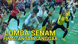 aerobic gymnastics competition edition of the independence day of indonesia music high impact