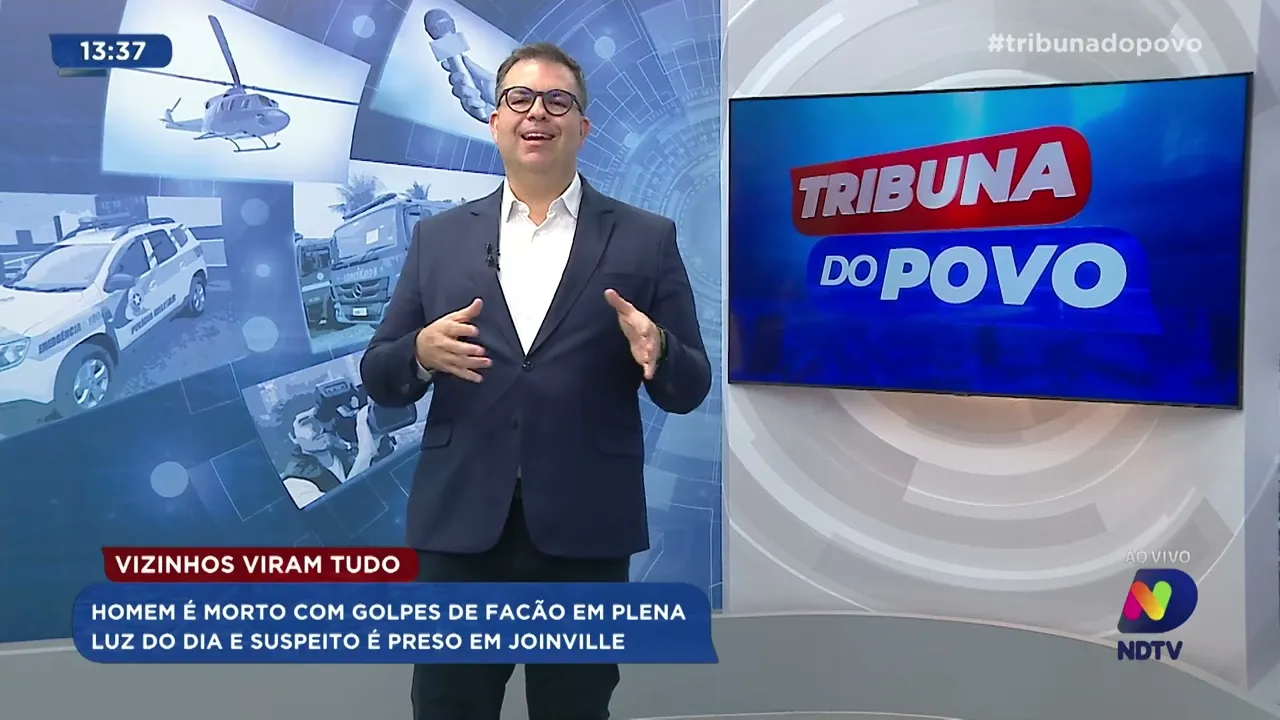 Homicídio brutal: homem é morto com golpes de facão em plena luz do dia e suspeito é preso