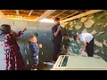 Download Lagu Cementing a stone wall and painting a door with Amir and Ishaq