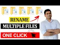 HOW TO RENAME FILES QUICKLY IN PC OR LAPTOP BOHUT SARI FILES KO RENAME KAISE KARE EK SAATH