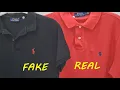 Real vs Fake Ralph Lauren polo shirt How to spot fake Ralph Lauren shirts and polos