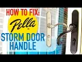 How to Fix a Broken Pella Storm Door Handle and Latch Easy DIY Repair Guide