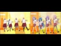 Lucky Star - Live-Action OP Parody (Side-by-side Comparison)