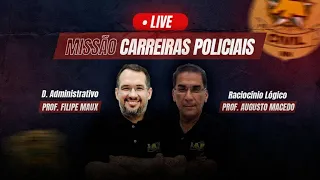 LIVE: MISSÃO CARREIRAS POLICIAIS.