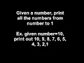 Quick JavaScript Solution Countdown Algorithm