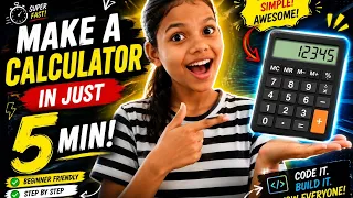 Make own CALCULATOR in just 5 min