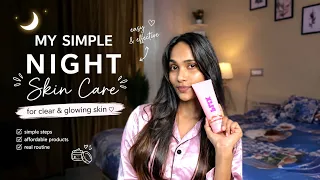 Raat Ko Yeh Karo, Subah Glass Glow Milega! ✨ Simple Night Skincare