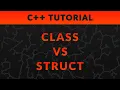 Class vs Struct C Tutorials