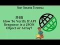 How To Assert If API Response Is A JSON Object or JSON Array