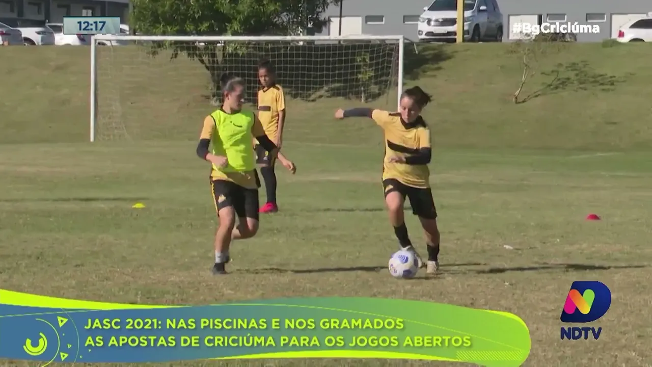 Das piscinas aos gramados: Criciúma também estará presente no JASC