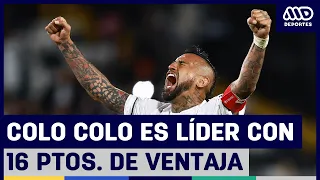 Megadeportes | Colo Colo es líder absoluto en la Liga de Primera: sacó 16 puntos de ventaja