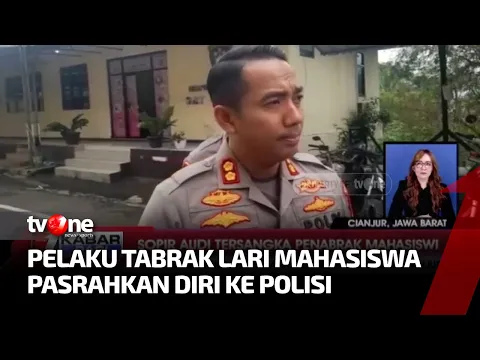 Sopir Mobil Audi yang Tabrak Mahasiswi di Cianjur Menyerahkan Diri