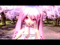 Download Lagu 【初音ミク】Hatsune Miku　Sakura Rain　English subtitles       Project DIVA     Vocaloid